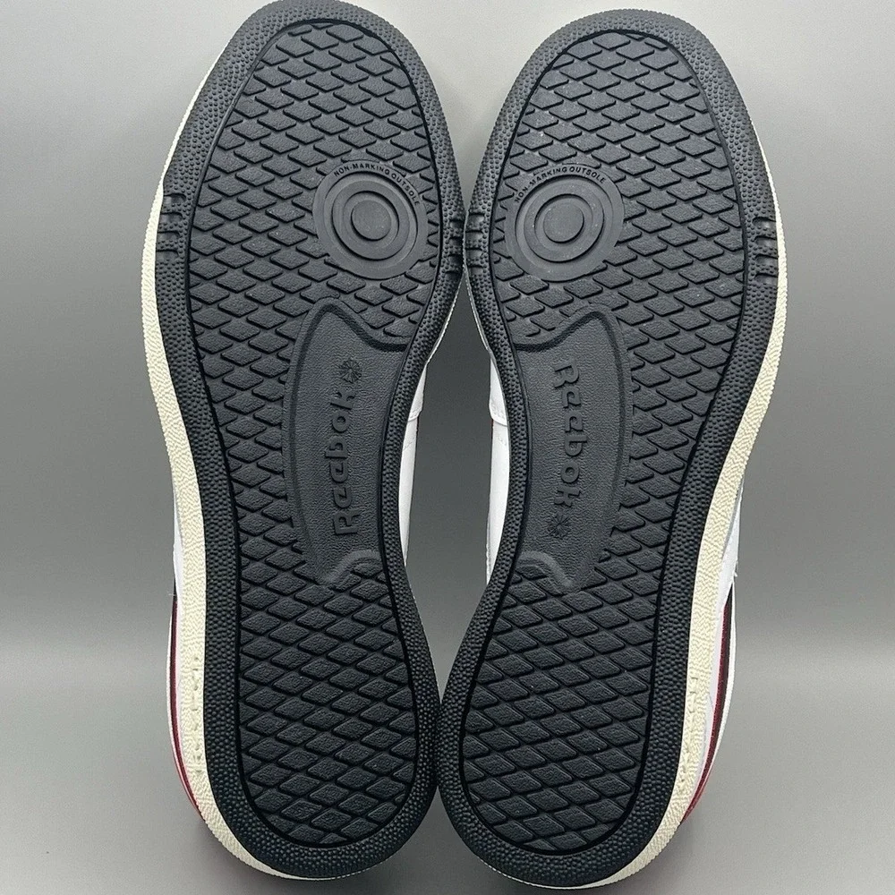 Reebok Classic Club C Revenge White Red Retro Shoes - Men's Size 11 NEW - Picture 7 of 8